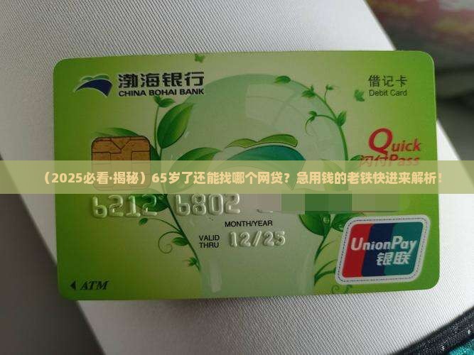 65岁哪个网贷可贷款