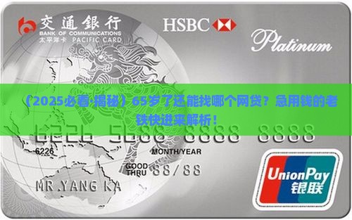 65岁哪个网贷可贷款