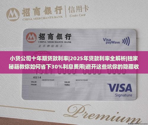 小贷公司十年期贷款利率