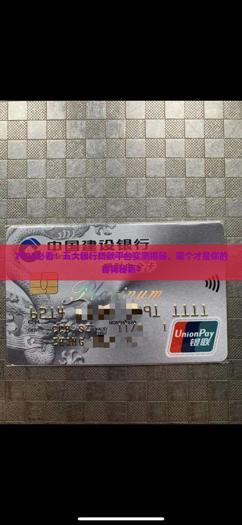 五大银行贷款平台哪个好
