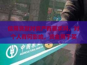 信用贷款对资产有要求吗