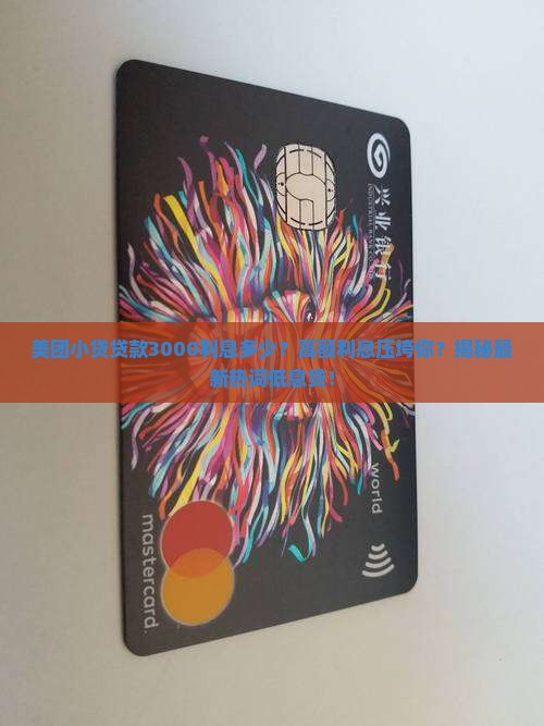 美团小贷贷款3000利息多少