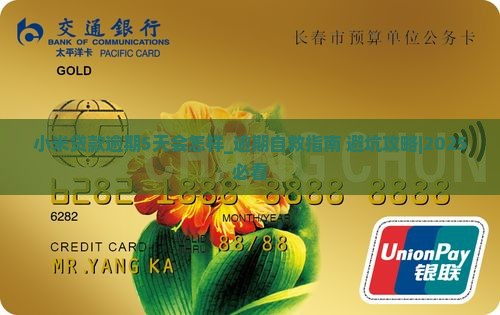 小米贷款逾期5天会怎样