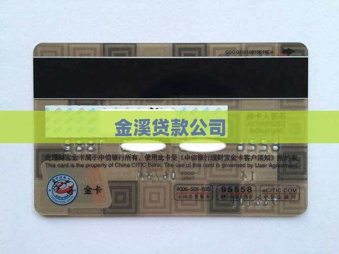 金溪抵押贷款公司