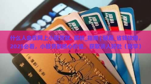 什么人会在网上小额贷款