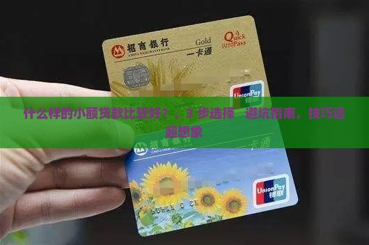 什么样的小额贷款比较好