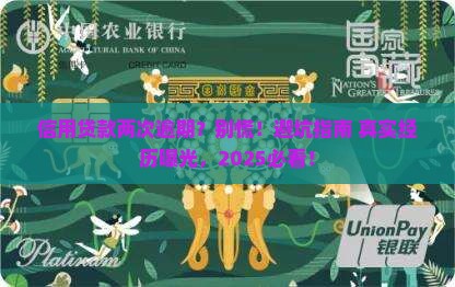 信用贷款有2次逾期