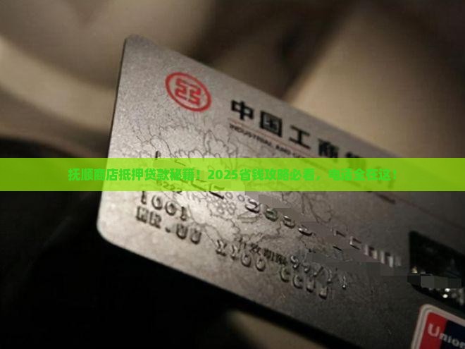 抚顺商店抵押贷款公司电话