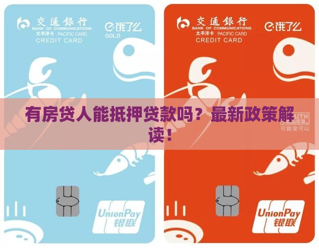 有房贷人能抵押贷款吗