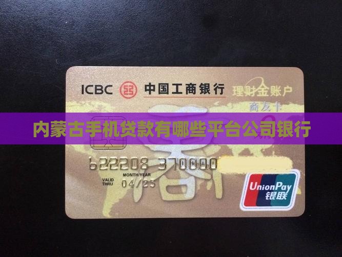 内蒙古手机贷款有哪些