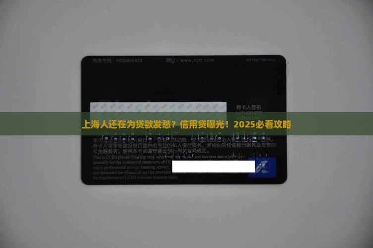 上海人无抵押信用贷款
