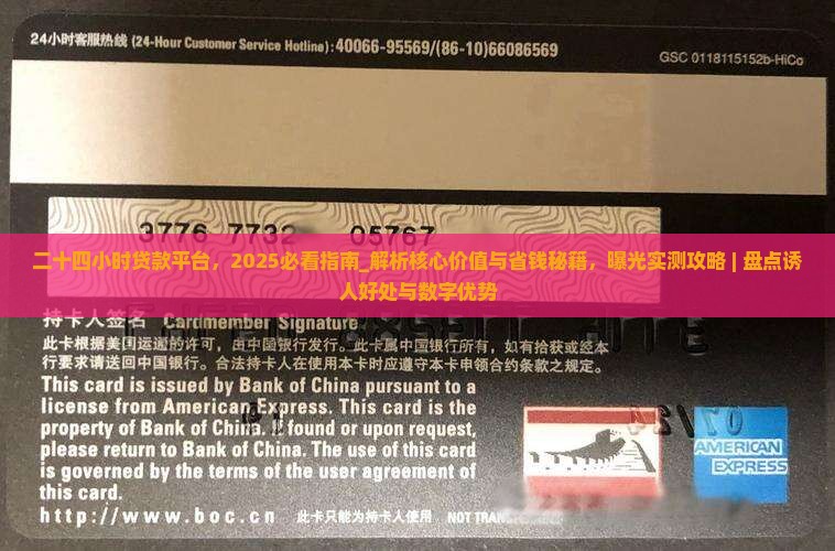二十四小时贷款平台