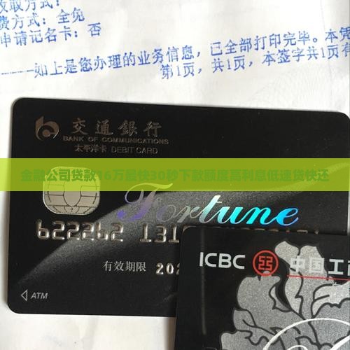 金融公司贷款16万