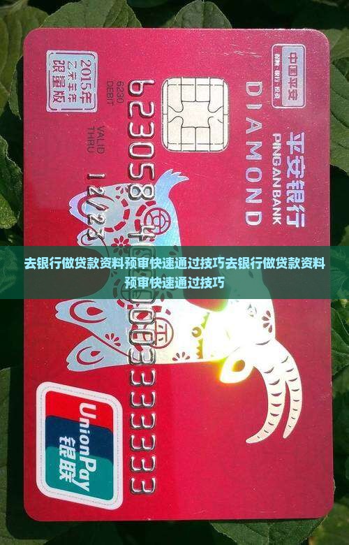 去银行做贷款资料预审