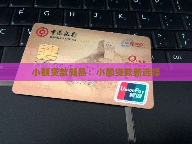 小额贷款新品
