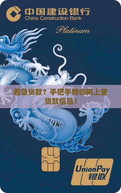 怎么在网络查贷款信息呢 怎么在网络查贷款信息呢