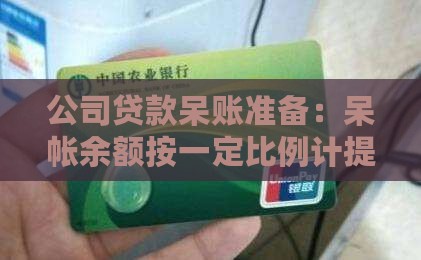 小贷公司贷款呆账准备