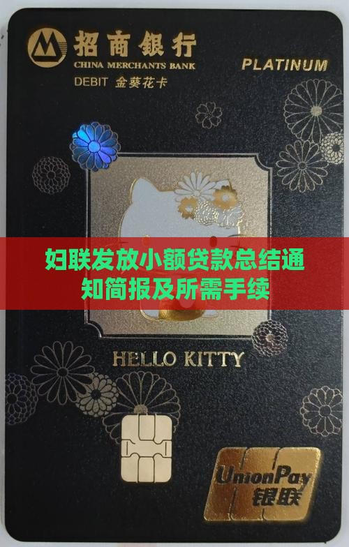 妇联发放小额贷款