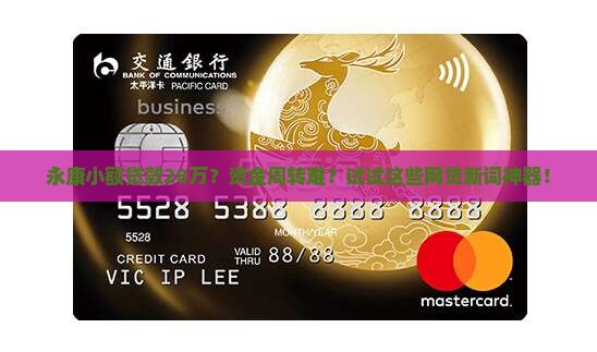 永康小额贷款20万