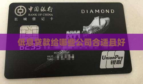 低息贷款给哪些公司