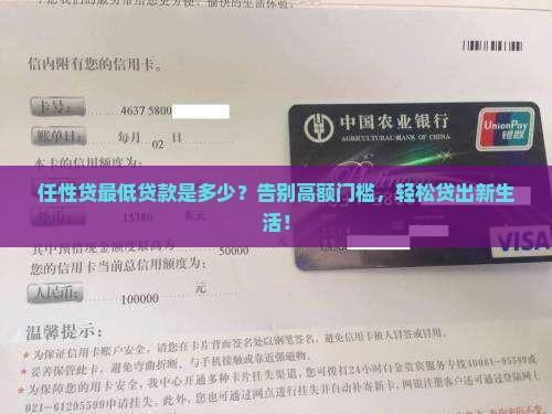 任性贷最低贷款是多少