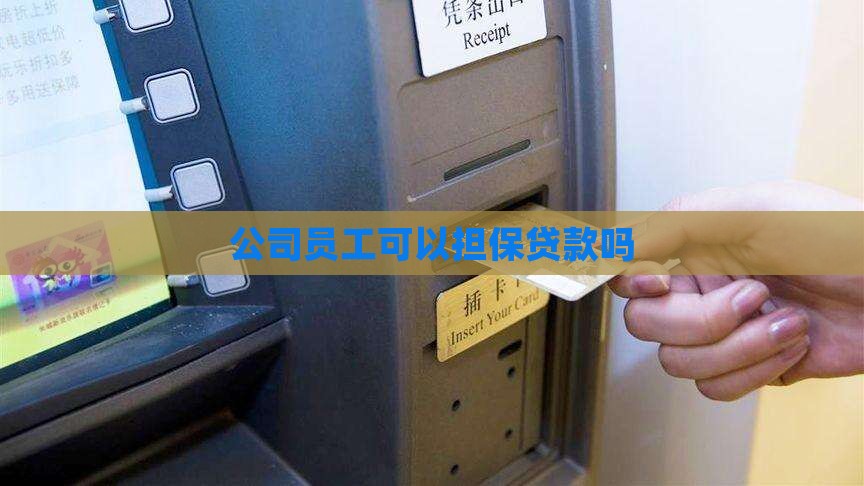 公司职工可以担保贷款吗