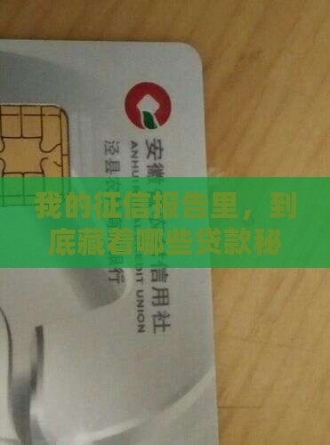 个人征信会显示贷款吗