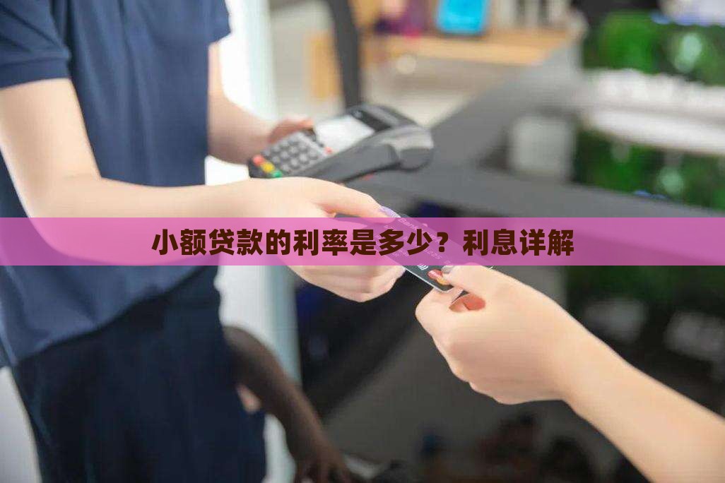 小额贷款的利率多大
