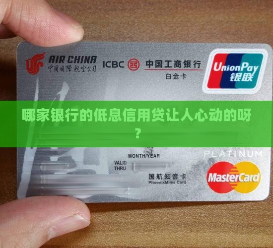 低息信用贷款的银行
