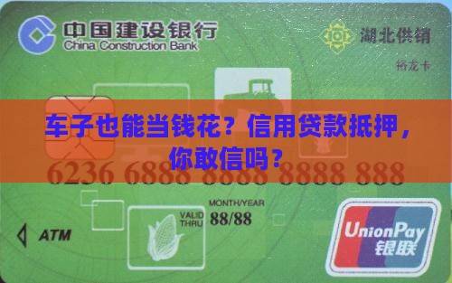 车辆信用贷款抵押
