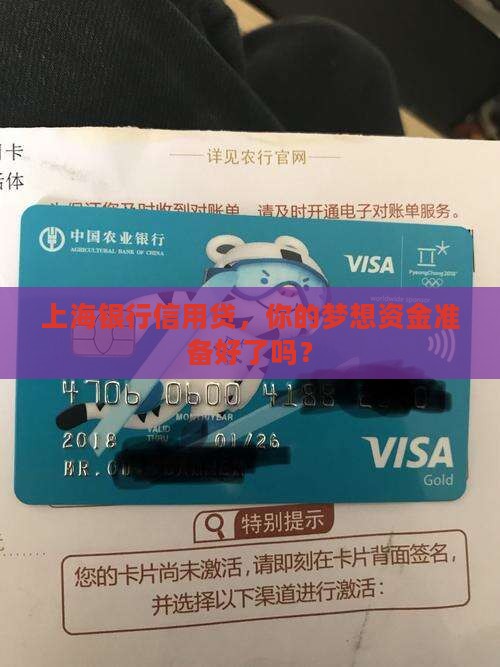 上海市区银行信用贷款