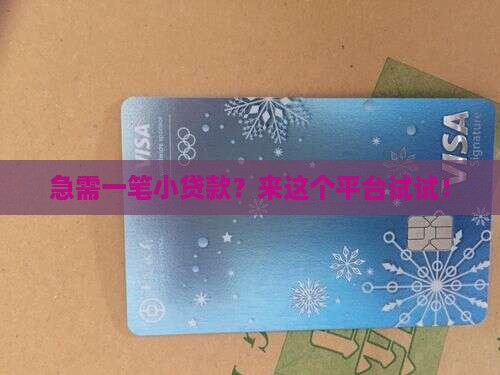 小贷款平台借钱