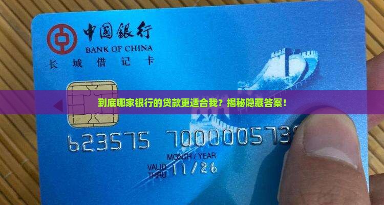 哪家贷款是银行的贷款
