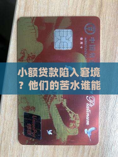 小额贷款的困境有哪些