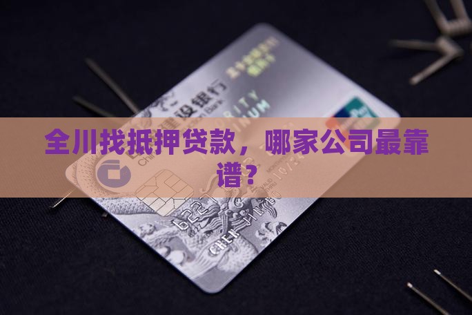 全川抵押贷款公司有哪些