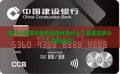 建行小信用贷款