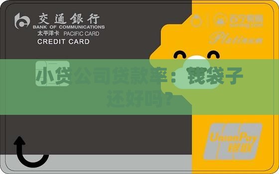 小贷公司贷款率