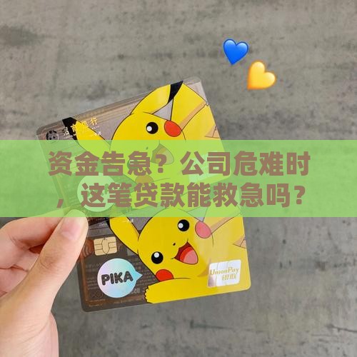 公司运营困难贷款申请