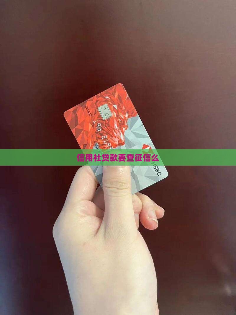信用社贷款要查征信么