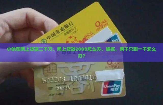 小伙在网上贷款二千万