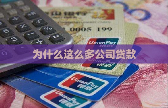 为什么这么多公司贷款