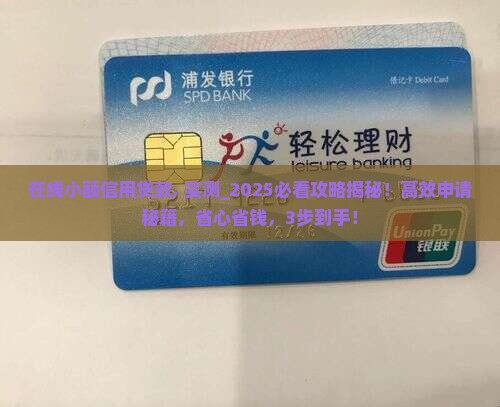 在线小额信用贷款
