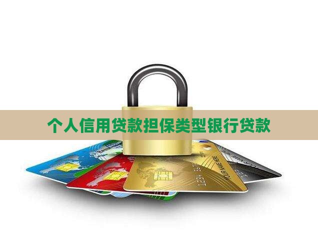 个人信用贷款担保贷款