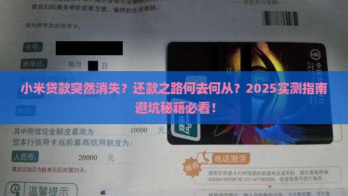 小米贷款没有了怎么还款