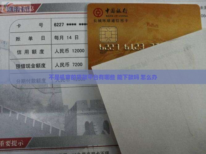 不是机审的贷款平台