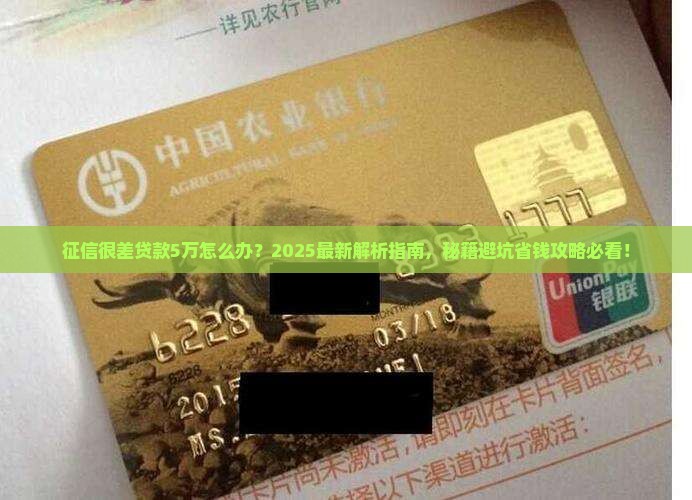 征信很差贷款5万怎么办