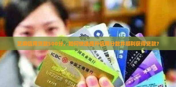 芝麻信用贷款500分