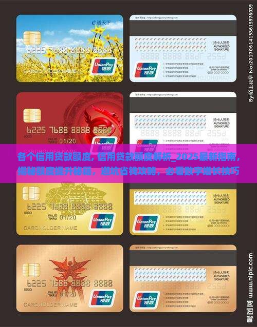 各个信用贷款额度