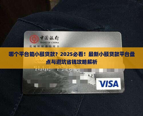 哪个平台能小额贷款