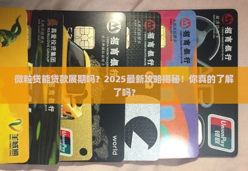 微粒贷可以贷款展期吗